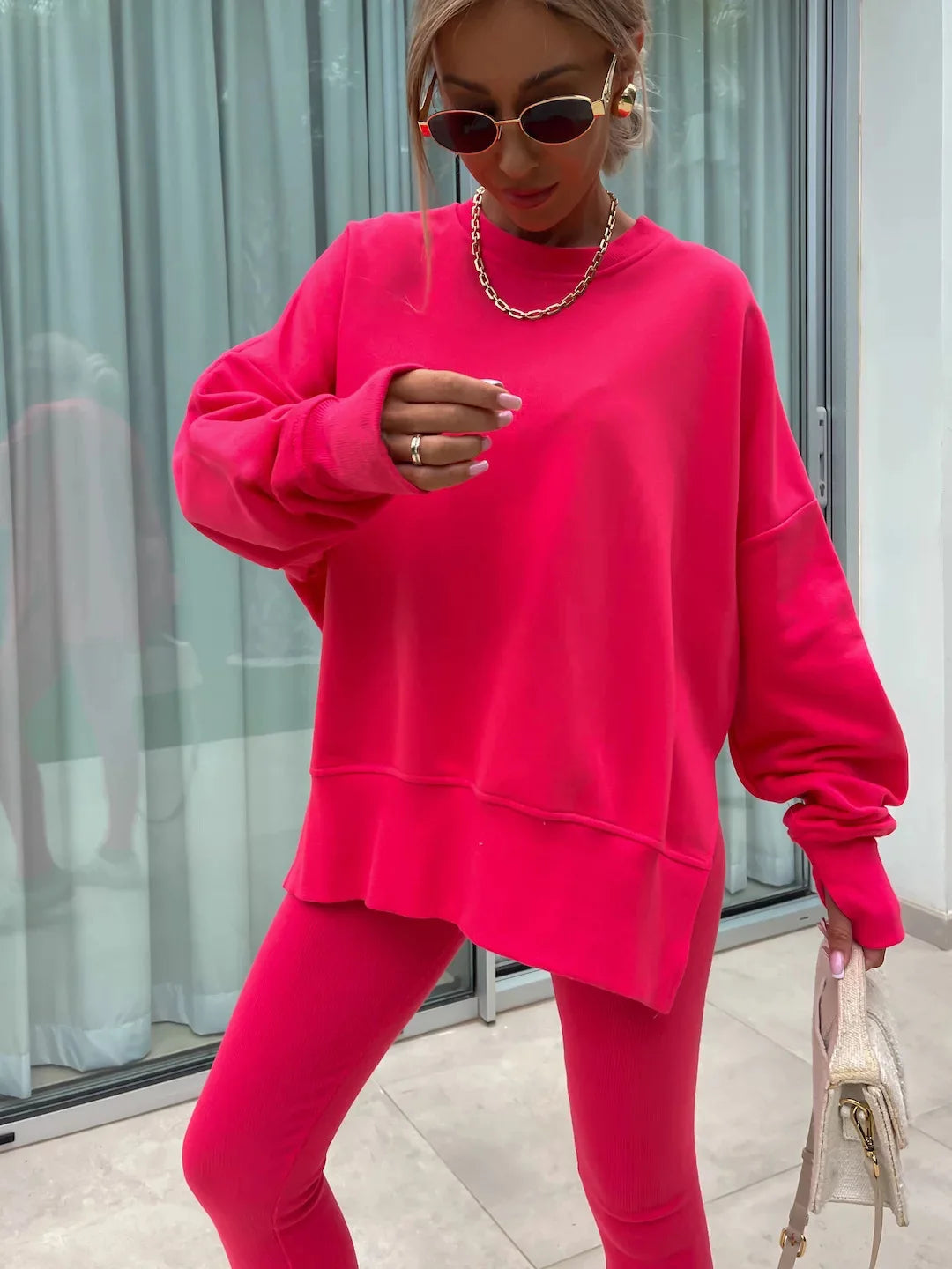 LunaWear | Trendy Tweedelige Hoodie Set