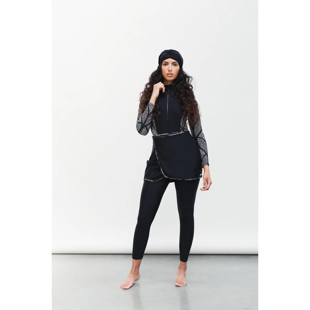Muslim Modest Swimwear Hijab Swimsuit Women Swimming Suit Cover Ups Burkini Hijabs For Woman Islamic Long Sleeve Bathing Swim