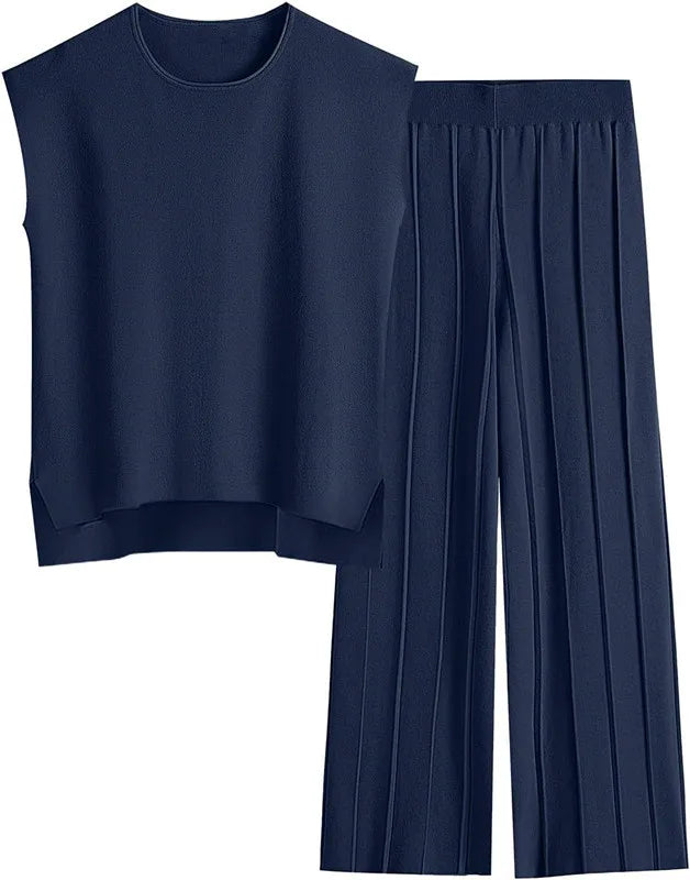 Amara | Chique Gebreide Tweedelige Zomerset