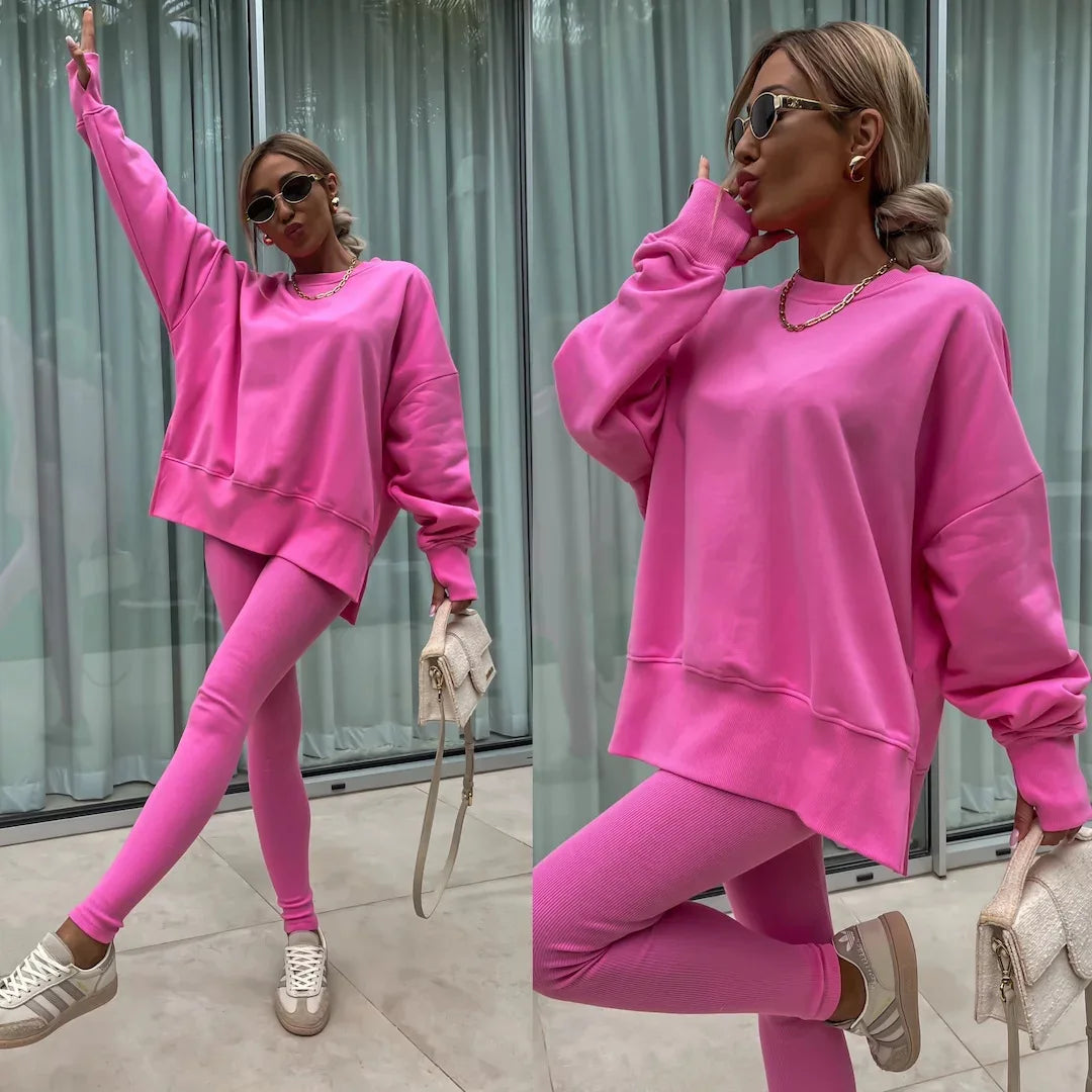 LunaWear | Trendy Tweedelige Hoodie Set