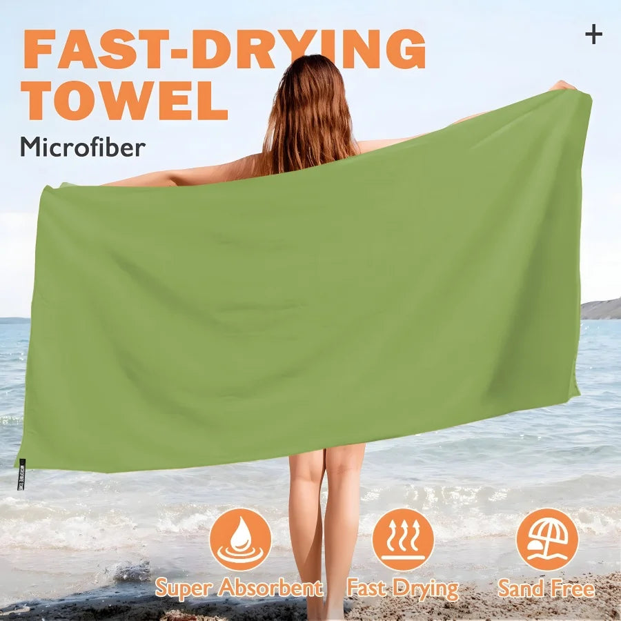 SunFlow™ XL Strandlaken | Zandvrij, Sneldrogend & Superzacht