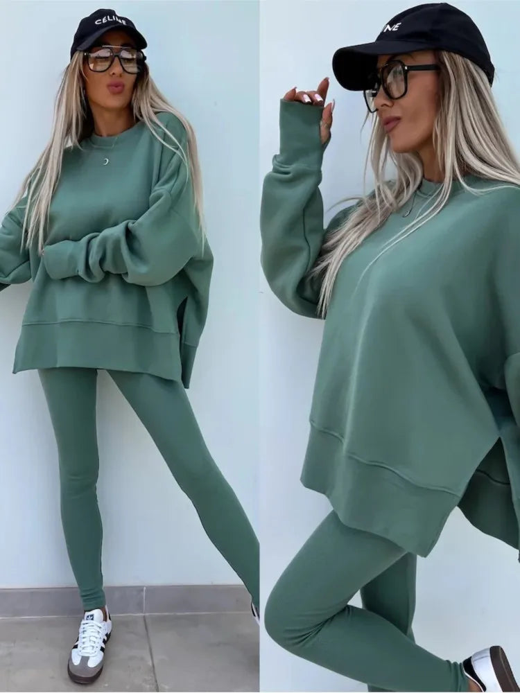 LunaWear | Trendy Tweedelige Hoodie Set