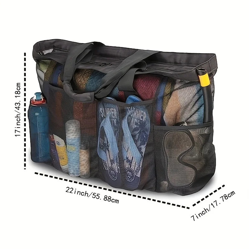 AquaTote™ XL Strandtas | Waterdicht, Lichtgewicht & Super Ruim