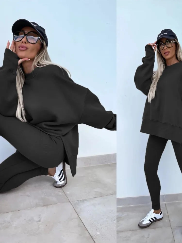 LunaWear | Trendy Tweedelige Hoodie Set