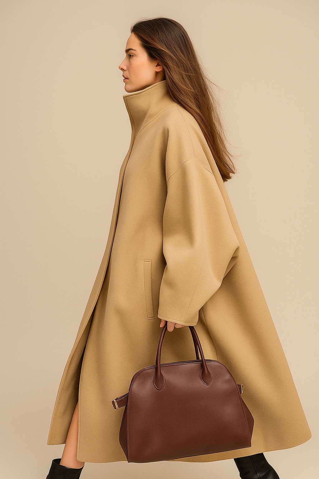 Classique Élise | Tijdloze Lange Wolmantel