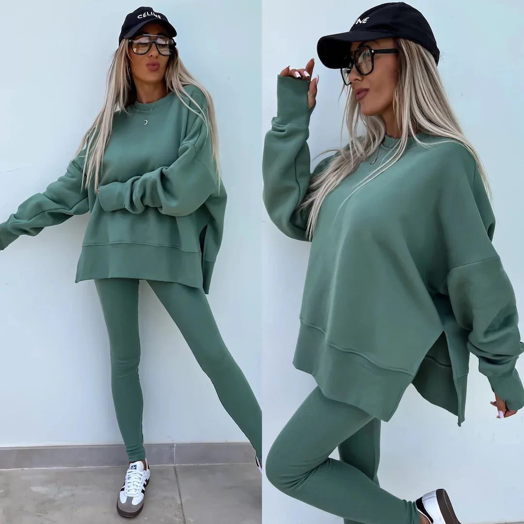 LunaWear | Trendy Tweedelige Hoodie Set