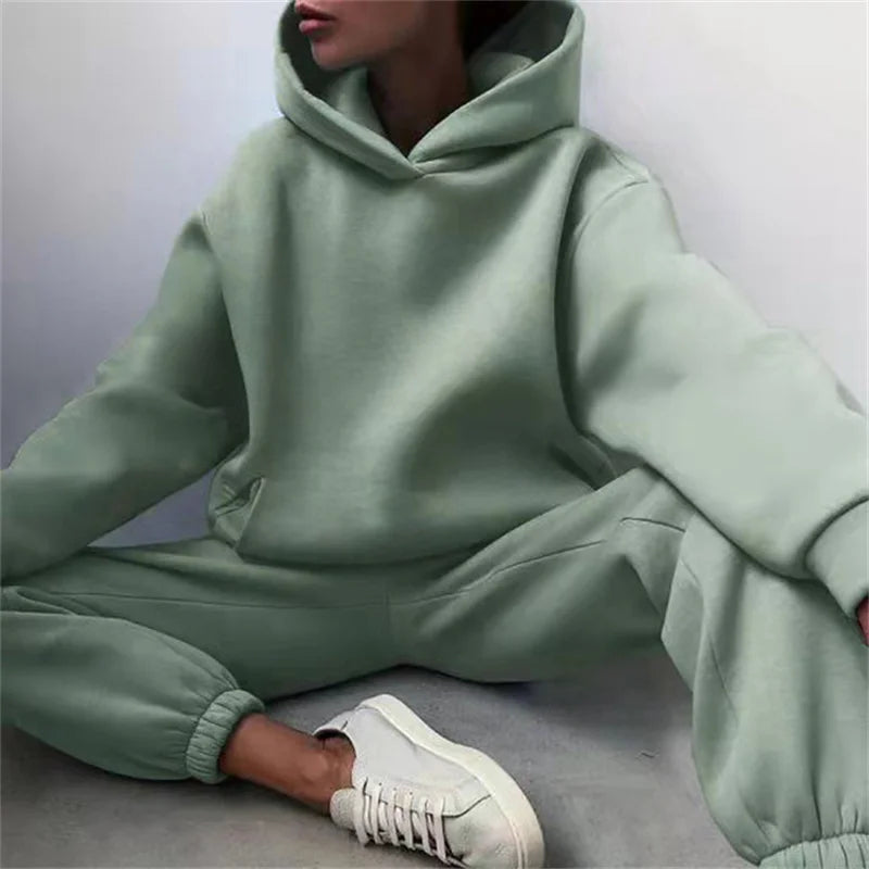 Elvira | Oversized Tweedelige Hoodie Set