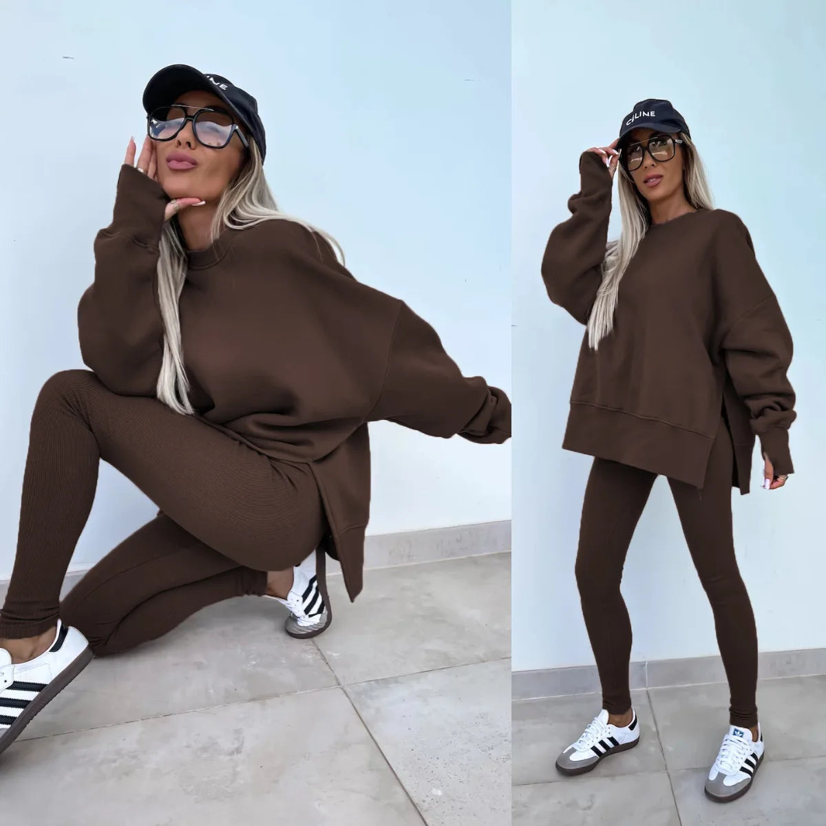LunaWear | Trendy Tweedelige Hoodie Set