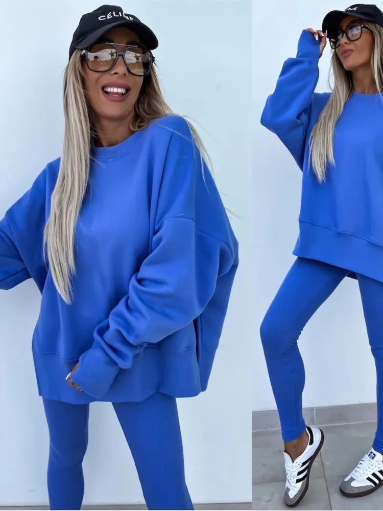 LunaWear | Trendy Tweedelige Hoodie Set