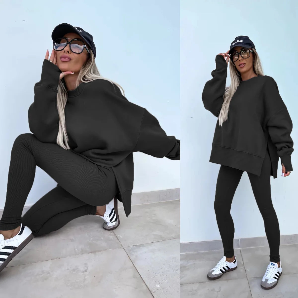 LunaWear | Trendy Tweedelige Hoodie Set