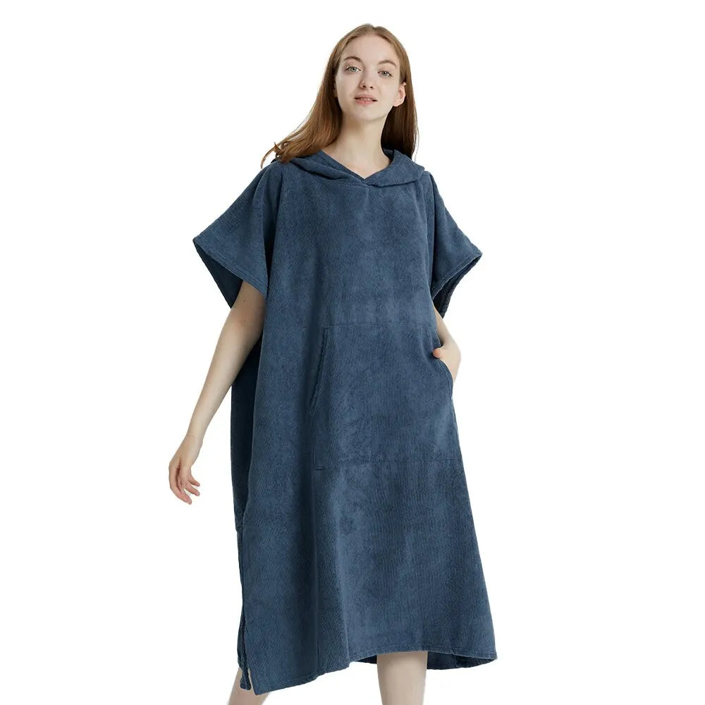 WaveCove™ Surf Poncho | Sneldrogende Microvezel Omkleedhanddoek